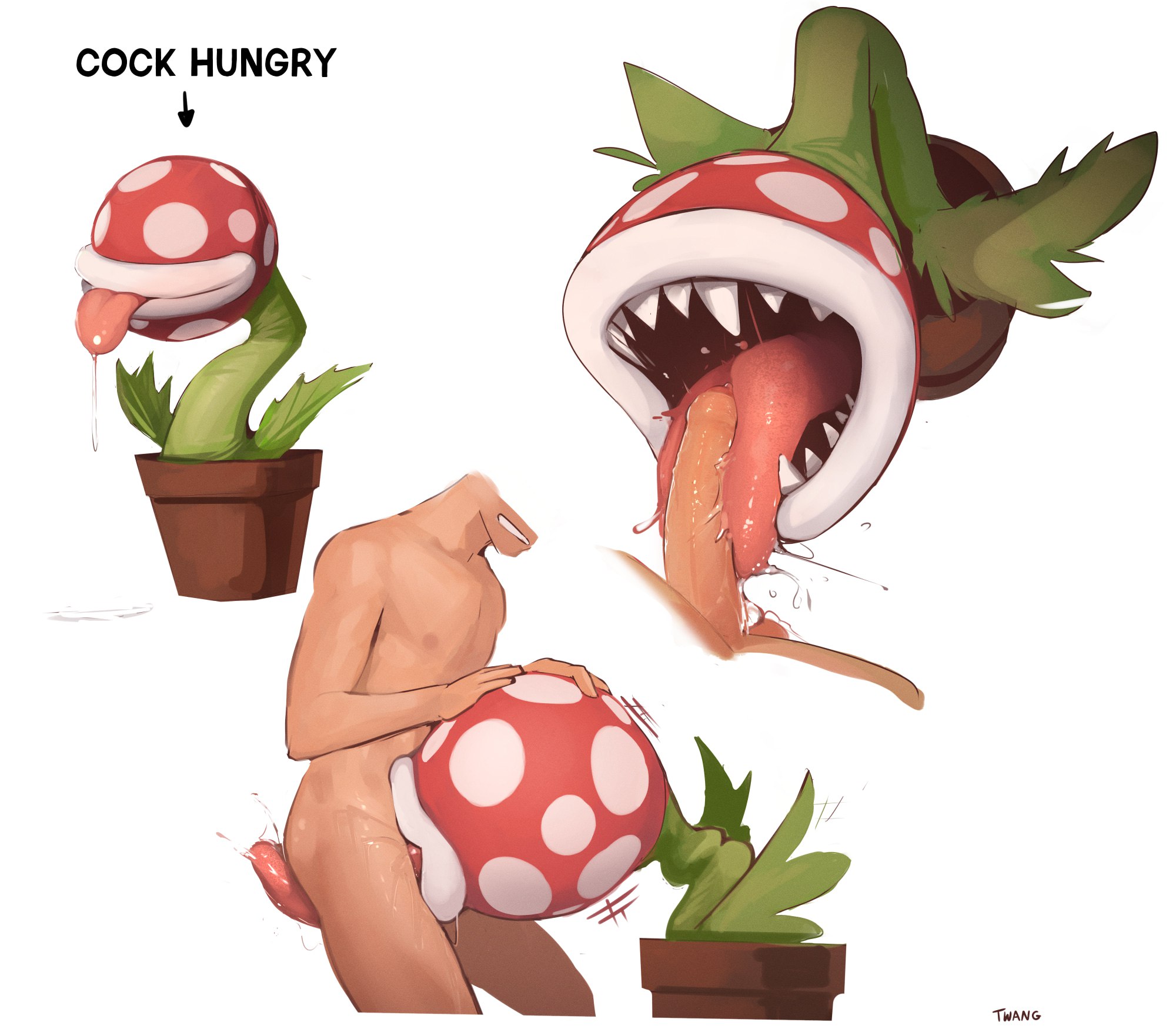 yes, xenophilia is my fetish ✓. piranhaplant mariobros elemental extrem...